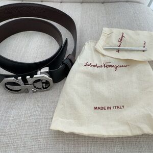 Ferragamo
Ferragamo Logo Buckled Reversible Belt-belt length 116cm